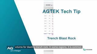 Tech Tip | Trench Blast Rock