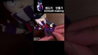 브롤스타즈 에드거 만들기  I made brawl stars EDGAR with air dry clay #brawlstars