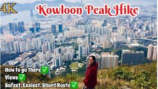 4K HK HIKE : KOWLOON PEAK | SAFEST, EASIEST AND SHORTEST ROUTE VIA FEI NGO SHAN RD | JOY WANDERS HK