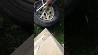 Tire Changing with harbor freight tire irons