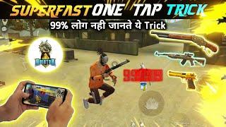 Superfast One Tap Full Tutorial With Handcam Freefire || Attitude gamers