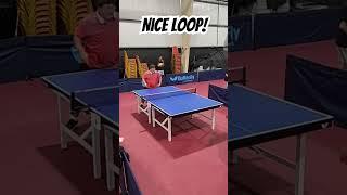 3rd Ball Loop DEEP To Far Corner #pingpong #tabletennisclips #tabletennis #zjs #usatt