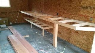 DIY Building a shop workbench and Dream Build update for Mrs Kappers work shop!