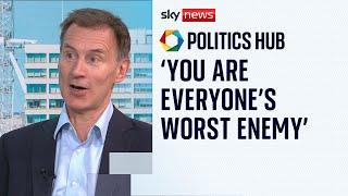 Jeremy Hunt on spending review: 'You are everyone's worst enemy inside government'