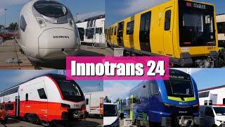 [Doku] Innotrans 2024: Wasserstofftram, Neue U-Bahn Berlin, ÖBB Kiss, Velaro EGY, WasserstofftTram