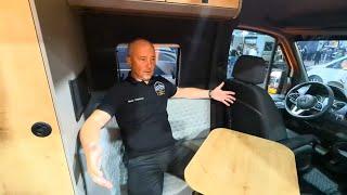 Der neue Rhön Camp Force 4 x 4 auf Mercedes Sprinter mit 6 m. | Caravan Salon 2023