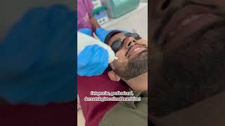 Say goodbye to uneven beard line with laser hair reduction  #beardshaping #beardgoals
