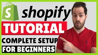 Shopify Tutorial For Beginners 2023 - Shopify Website Design Step By Step