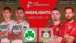 SpVgg Greuther Fürth - Bayer 04 Leverkusen | HL - 12. Spieltag | VBL Club Championship 2019/20