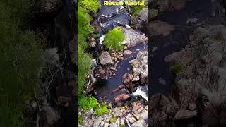 Quick snap shot of waterfalls in the UK #waterfall #drone