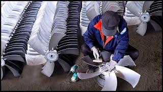 Fan Blade Making Process !  Amazing Mass Production !