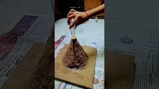 valcano experiment simple,#sanyogsrishti#ytshorts