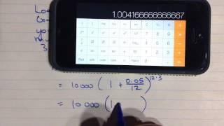 Compound Interest with different compounding periods