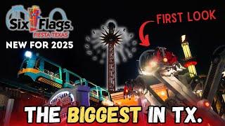 Six Flags Fiesta Texas Just Got Bigger |2025 New Rides First Look|