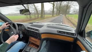 BMW E23 745i Turbo - Driving Video - 1981 'Blechnase', Polaris Silver - Oldenzaal Classics