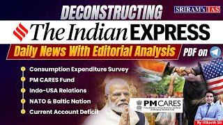 Deconstructing Indian Express | 28 Dec 2024 | Daily Newspaper with Editorial Analysis | UPSC