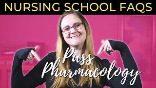 TOP TIPS For Pharmacology | Nursing School FAQ Series