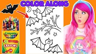 Color Halloween Bats With Me | COLOR ALONG WITH KIMMI