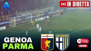 GENOA-PARMA LIVE | SERIE A ENILIVE 2024/25 | PARTITA IN DIRETTA OGGI