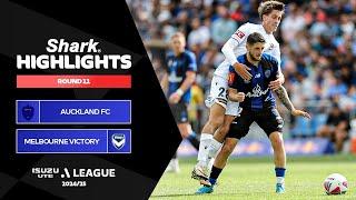 Auckland FC v Melbourne Victory - Shark Highlights | Isuzu UTE A-League 2024-25 | Round 11