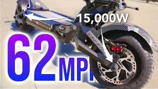 INSANE Speed & Range! Teverun Fighter Supreme 7260R Electric Scooter Review