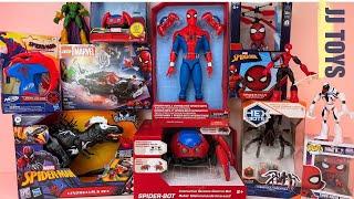 Marvel Spiderman SPIDER-BOT  BATTLES Unboxing Toys Review ASMR