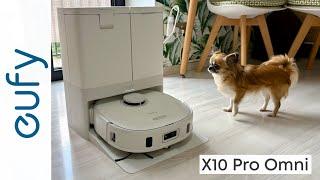 eufy X10 Pro Omni - The World's First MopMaster™ Robot Vacuum for Pet Hair and Dust