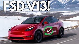 Tesla FSD V13 Goes in Reverse! First Drive and Initial Impressions