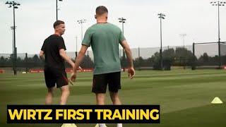 Florian Wirtz show off his skills in first training as Liverpool player | Liverpool News Today