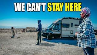 It's worse than we thought! Camping at a Toxic Lake (living in my camper van) - RV LIFE