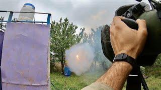 Combat GoPro of Foreign Fighter Destroying Russian BMP