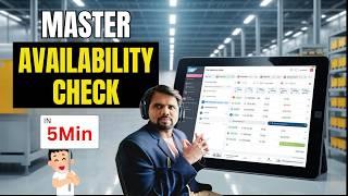 What is Availability Check in SAP SD? | SAP SD Training for Beginners