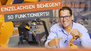 Roboter in EINZELACHSEN bewegen lernen!