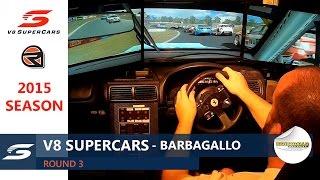 rFactor V8 Supercars 2015 Rnd 3 Barbagallo (Highlights)