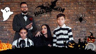 Familia Addams petrece românește de Halloween 