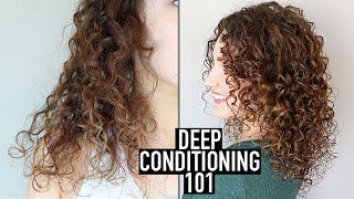 How to Deep Condition Curly Hair for Beginners