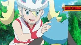 Korrina meets ash's riolu.