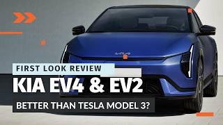 2025 Kia EV4 & Concept EV2 First Look Review: Range, Design, Tech & More!