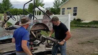 Fixing a busted axle on Grampa’s Jeep