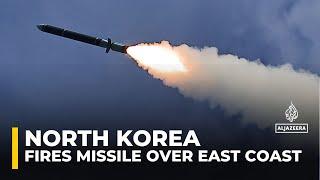 North Korea fires missile over east coast: South Korea working with partners on new sanctions