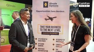 Interview of ABODE OPTIONS at Crypto Expo Dubai 2023