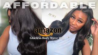 BEST AFFORDABLE WIGS ON AMAZON | $100 Body Wave Glueless HD Lace Wig | Amazon Prime Hair