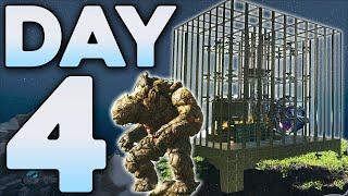 Online Raiding A Massive Floating Island Base 30 Hours Into Wipe! - ARK PvP