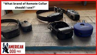 Remote collar (E-Collar) Brand Comparison!