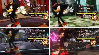 SONIC X SHADOW GENERATIONS - All Shadow Main Levels (S-Rank) HD