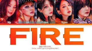 EXID FIRE Lyrics (Color Coded Lyrics)