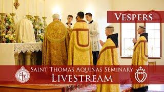 Solemn I Vespers of Trinity Sunday - 6/3/23 - St. Thomas Aquinas Seminary