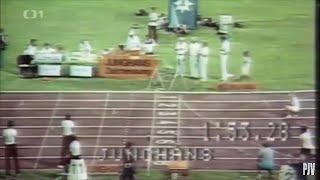 Jarmila Kratochvilova 800m world record 1:53.28 negative split (56.82 + 56.46)