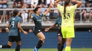 Goal by Hina Sugita vs Washington Spirit