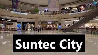 Here is one of the largest shopping malls in Singapore - Suntec City